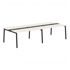 Конференц стол ELCT 3114 Ясень Траун/Мокко/Черный 3132х1346х750 EDIS