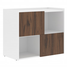 Тумба сервисная ELC 9045 Дуб Денвер темный/Белый 904х450х750 EDIS