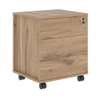 Тумба мобильная EMC-3D.A Дуб Денвер светлый 520х450х605 EDIS