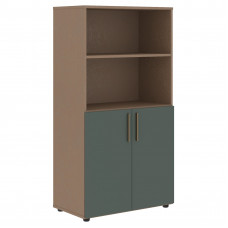 Шкаф средний широкий VMCS 80.5 Нефрит/Кобра 800х430х1517 VELION