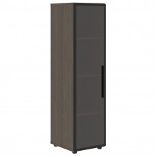 Шкаф со стеклянной дверью VMCS 40.2(L) Дуб Сильвер 400х430х1517 VELION