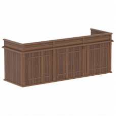 Стол для судей RJST 2480 Орех Даллас 2400х800х910 RATUM