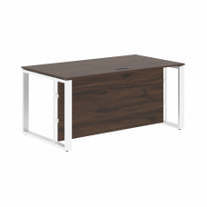 Стол руководителя EST 169H Дуб Денвер темный/Белый 1600х900х750 ENIO