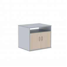 Тумба для оргтехники ТМ-1 Беларусь Клен/Металлик с Топом Т-3 Металлик 770*600*680 IMAGO