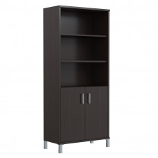 Шкаф высокий с глухими малыми дверьми B 430.2 Венге Магия 900х450х2054 BORN