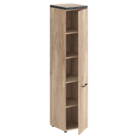 Шкаф колонка с глухой дверью и топом THC 42.1 Дуб Каньон 432х450х1968 TORR