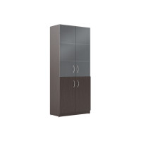 Шкаф комбинированный SR-5W.2 Легно темный 770х375х1815 СИМПЛ (SIMPLE)