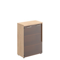 Шкаф со стеклянными дверьми и топом TMC 85.2 Дуб Девон Z 854х452х1203 TORR-Z