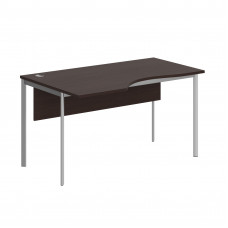 Стол эргономичный СА-2SD(R) Венге Магия/Алюминий 1400х900х755. IMAGO-S