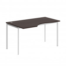 Стол эргономичный СА-2S(L) Венге Магия/Белый 1400х900х755. IMAGO-S