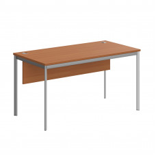 Стол письменный СП-3SD Груша Ароза/Алюминий 1400х720х755. IMAGO-S