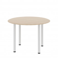 Конференц-стол круглый WRT 110 Бук Тиара 1100хх750 WAVE