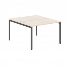Стол 2-х местный XWST 1214 Бук Тиара/Антрацит 1200х1406х750 XTEN-S