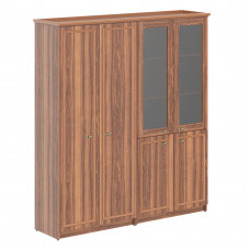 Шкаф высокий 2-х секционный гардероб с комбинированным RHC 180.6 Орех Даллас 1808х466х2023 RAUT