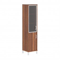 Шкаф-колонка комбинированная B 431.4(L) Орех Даллас 475х450х2054 BORN