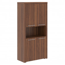 Шкаф с 2-мя комплектами глухих малых дверей и обвязкой ZHC 85.4 Орех Даллас 964х452х1984