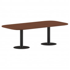 Конференц стол ПРГ-8 Орех Французский/Антрацит 3600х1200х750