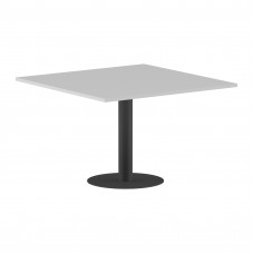 Конференц стол ПРГ-6 Белый/Антрацит 1200х1200х750 IMAGO