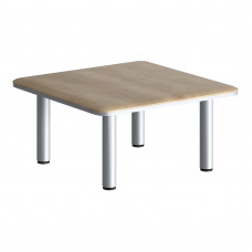 Стол журнальный DCT 808M.1 Дуб Каньон/Алюминий 800х800х400
