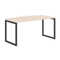 Стол руководителя XQET 169 Бук Тиара/Антрацит 1600х867х750