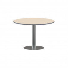 Конференц стол ПРГ-100 Клен/Алюминий D1000х750