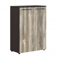 Шкаф с глухими средними дверьми MMC 85.1 Дуб Базель/Венге Магия 854х423х1188