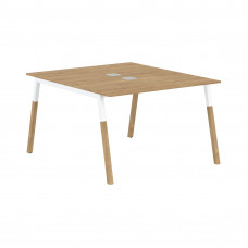 Стол FWST 1113 Дуб Гамильтон/Белый-Бук 1180х1370х733 FORTA