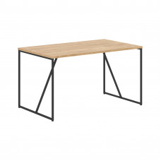 Стол LST 1380 Дуб Бофорд/Черный 1360х800х750 LOFTIS