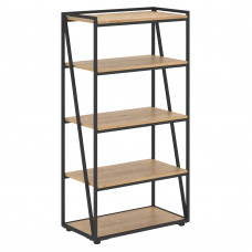 Стеллаж LMMC 80 Дуб Бофорд/Черный 800х430х1517 LOFTIS