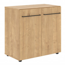 Шкаф с глухими малыми дверьми LLC 80.1 Дуб Бофорд 800х430х781 LOFTIS