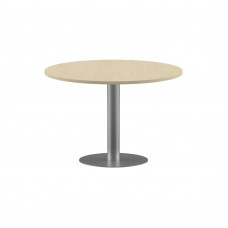 Конференц стол ПРГ 100 Клен*/Алюминий D1000хх750 IMAGO