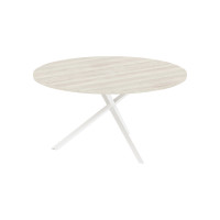 Конференц - стол XRST 150 Сосна Эдмонт/Белый 1200х1200х750 XTEN-S