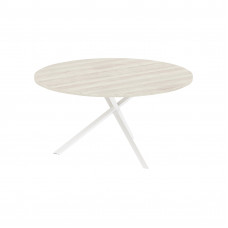 Конференц - стол XRST 150 Сосна Эдмонт/Белый 1200х1200х750 XTEN-S