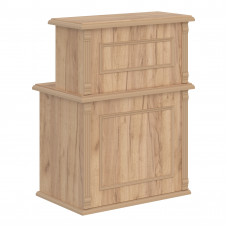 Стойка рецепция RMS 090 Дуб Бофорд 900х600х1200 RAUT