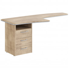 Брифинг-приставка с тумбой DB 1880.A(L) Дуб Каньон 1800х800х750 DIONI