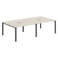 Конференц стол XS6SCT 2714 Сосна Эдмонт/Антрацит 2720х1406х750 XTEN-S60