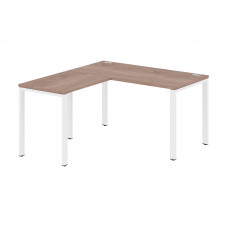 Стол угловой XS6CT 1415 Дуб Сонома/Белый 1400х1500х750 XTEN-S60