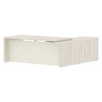 Стол руководителя TLCT 2020(L) Сосна Эдмонт Z/Латте 2000х2000х750 TORR LUX