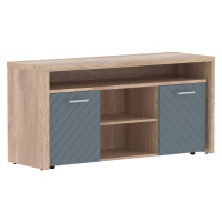 Тумба с фригобаром TLTF-3D Серо-голубой/Дуб Каньон Z 1640х550х800 TORR LUX