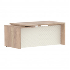 Стол руководителя TLCT 189(R) Дуб Каньон Z/Латте 1800х900х750 TORR LUX