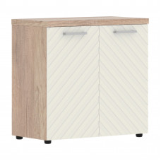 Шкаф с глухими малыми дверьми и топом TLLC 85.1 Латте/Дуб Каньон Z 856х450х833 TORR LUX