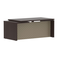 Стол руководителя TLCT 189(R) Венге Магия Z/Капучино 1800х900х750 TORR LUX