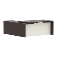 Стол руководителя TLCT 1820(R) Венге Магия Z/Латте 1800х2000х750 TORR LUX