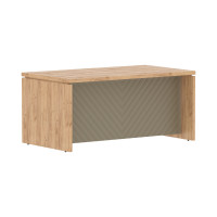 Стол руководителя TLST 169H Дуб Бофорд Z/Капучино 1600х900х750 TORR LUX