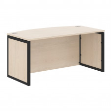 Стол руководителя XQPET 169H Бук Тиара/Антрацит 1600х867х750 XTEN-QP