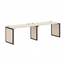 Стол 2-х местный XQPWST 2870 Бук Тиара/Антрацит 2800х700х750 XTEN-QP