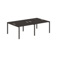 Стол 4-х местный XS6WST 2414 Дуб Юкон Модерн/Антрацит 2400х1406х750 XTEN-S60