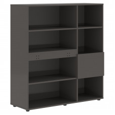 Стеллаж EHC 1245 Мокко/Мокко 1250х430х1355 EDIS