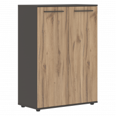 Шкаф средний широкий EMCS 85.1 Дуб Денвер светлый/Мокко/Мокко 852х430х1199 EDIS