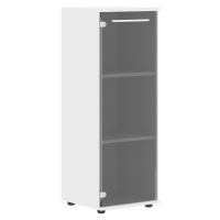 Шкаф средний узкий EMCS 42.2 Белый/Белый 426х430х1199 EDIS